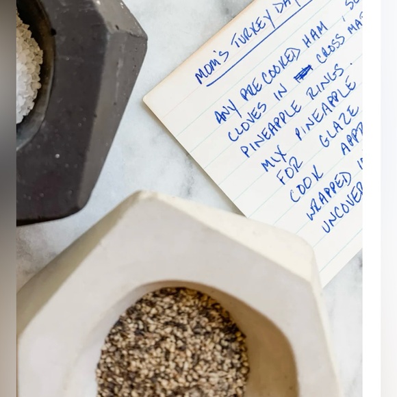 Other - 2-pcs Concrete Isohedron Planter/Pot/Votive/Spice Holder Handmade MCM #0920247